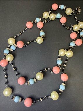 Multicolor Beaded Long Necklace